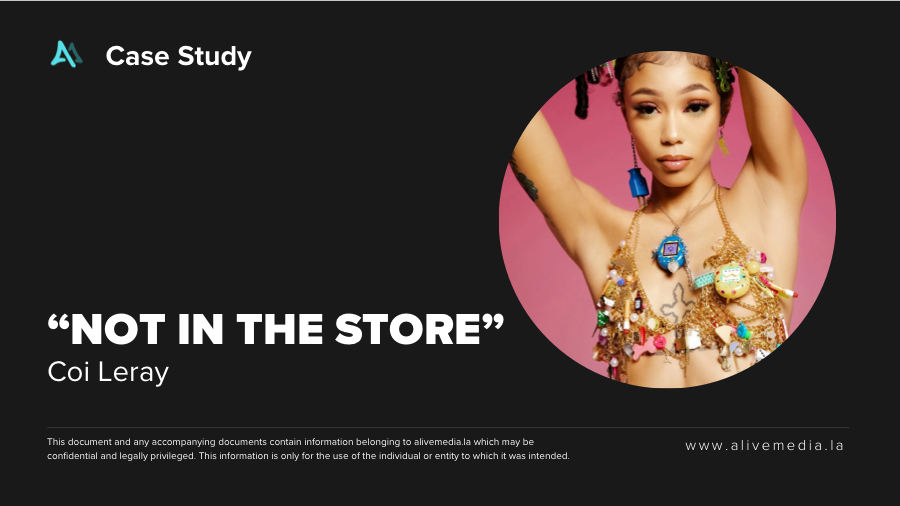 Coi Leray Not In The Store campaign thumbnail
