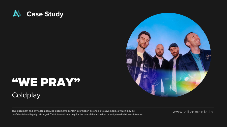 Coldplay WE PRAY campaign thumbnail