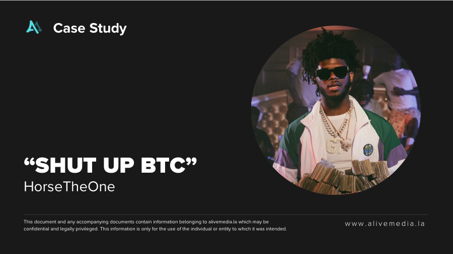 HorseTheOne Shut Up Btc campaign thumbnail
