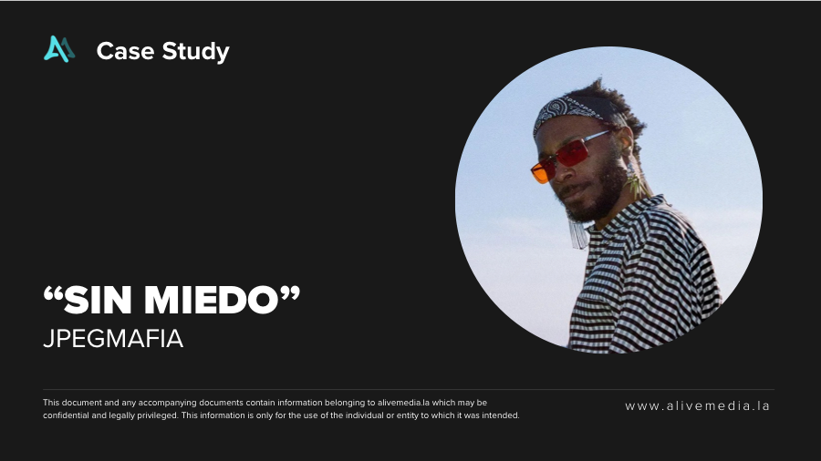 JPEG Mafia SIN MIEDO campaign thumbnail