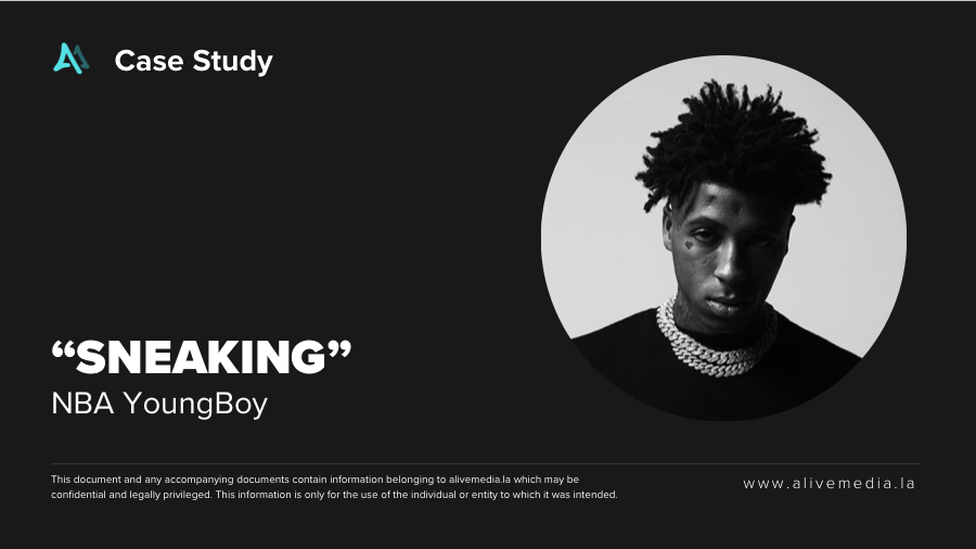 NBA YoungBoy Sneaking campaign thumbnail