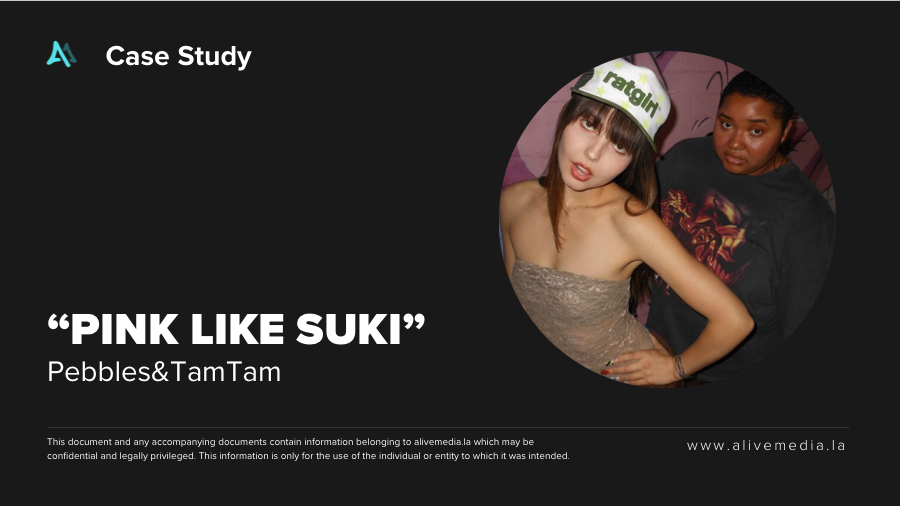Pebbles&TamTam PINK LIKE SUKI campaign thumbnail